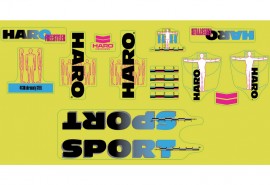 2020 Haro Freestyler Linage SPORT decal kit GREEN