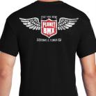 PlanetBMX Wings Logo t-shirt BLACK