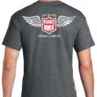 PlanetBMX Wings Logo t-shirt DARK HEATHER GRAY