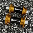 Bullseye Original Hubs GOLD FLANGE / BLUE CENTER