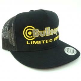 Bullseye "Limited BMX" Snapback Hat BLACK w/ YELLOW