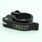 1-1/8" Bully alloy Quick Release seatpost clamp BLACK