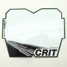 CRIT Carbon Pro reversible numberplate IN COLORS