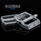 Duo Hi-Lo CNC Sealed Bearing pedals 9/16" BLACK or SLATE GRAY