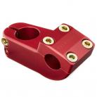 Fit Aitken top load stem 53mm BLOOD RED w/ GOLD Bolts
