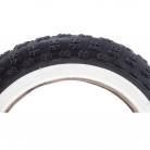 12" Kenda Comp III tire BLACK w/ WHITE SIDEWALL (PAIR)