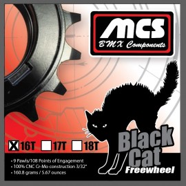MCS Black Cat Cr-Mo 3/32" Freewheel