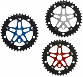 MCS 36T 5-bolt Chainring / Spider combo IN COLORS