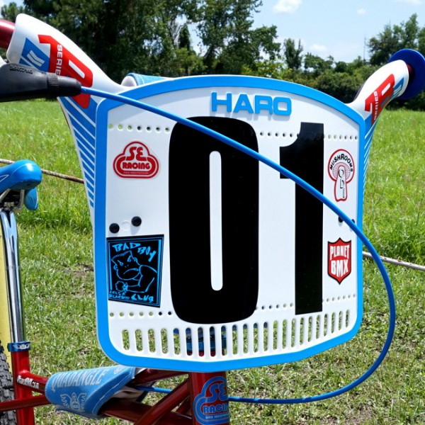 Details about  / old school BMX HARO Black w// Red number plate Stadium Numbers # 0 NOS 7/"  GT