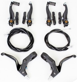 Origin8 Sport F&R V-brake KIT in BLACK or SILVER