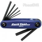 Park AWS-10 Fold Up Metric Hex Wrench Set 