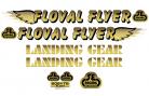 SE Racing Floval Flyer frame & fork decal kit GOLD