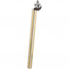 25.4 Fluted alloy micro-adjust seatpost GOLD / SILVER