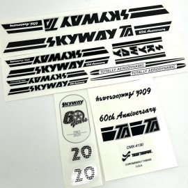 Skyway 60th Anniversary T/A frame / fork / bar decal kit