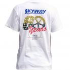 Skyway 60th Anniversary T-Shirt WHITE / BLUE & RED
