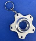 Skyway Graphite Alloy Flange 80'S Keychain / Christmas Ornament SILVER
