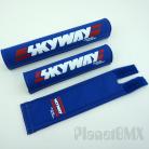 Skyway Frameset 3-Piece Pad Set BLUE (Skyway Designs)