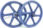 Skyway 20" LAVENDER SIX SPOKE Tuff Wheel SET- Freewheel