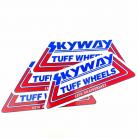 Skyway 60th Anniversary Tuff Wheels sticker 4-pack