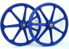 Skyway 24" BLUE Tuff Wheel SET- Freewheel