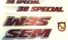 S&M Bikes 38 Special frame decal kit
