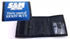 S&M Action 30 Years velcro Wallet BLUE