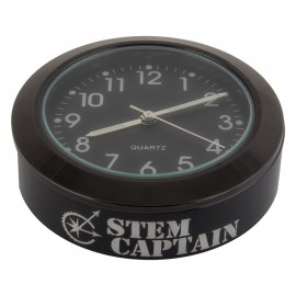1-1/8" Stem Cap CLOCK (BLACK or CHROME)