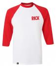 Subrosa x Radical Rick RAD 3/4 Sleeve Shirt RED/WHITE