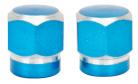 Trik Topz Alloy 2-tone Dome Valve Caps (Pairs) 