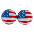 Trik Topz USA Flag Valve Caps (Pairs) 
