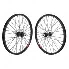 20"x1.75" Weinman basic alloy Freewheel Wheelset BLACK 