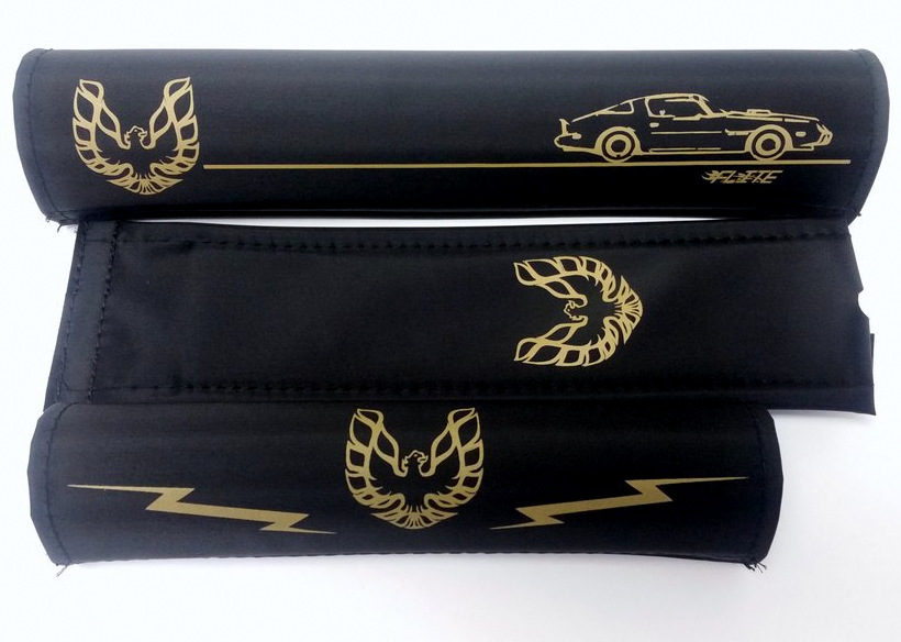 Bandit BMX Padset by Flite in Black and Gold 