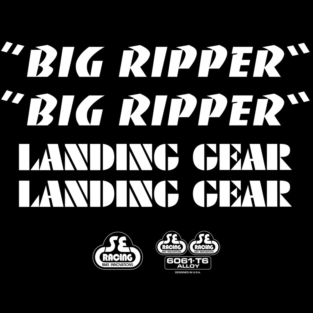 SE Racing So Cal Flyer Decal PK Ripper Quadangle Landing Gear 