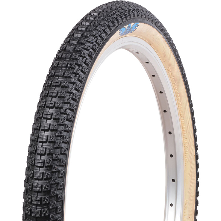 2 Vee Tire City Wolf 14x1.50 Semi Smooth Bike Tires Blue Sidewall Folding Bead